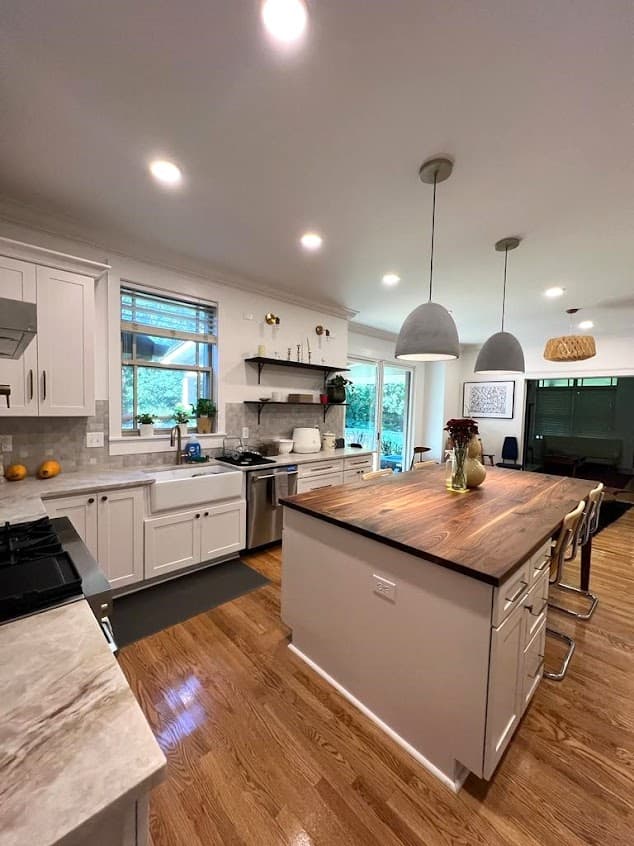Tidy bedroom with fresh linens